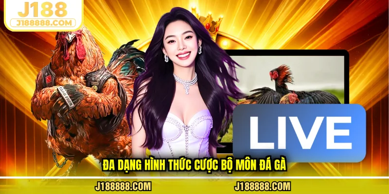 Đa dạng hình thức cược bộ môn đá gà